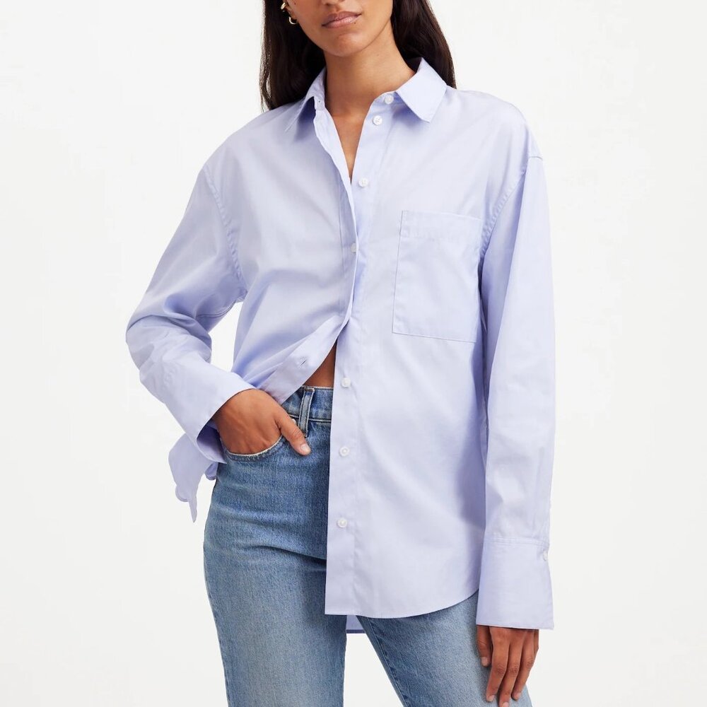 Madewell Relaxed Button-Up Shirt in Pale Dawn